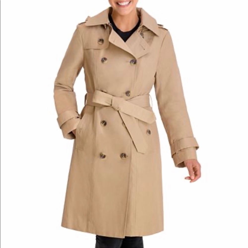 London Fog Petite Trench Coat